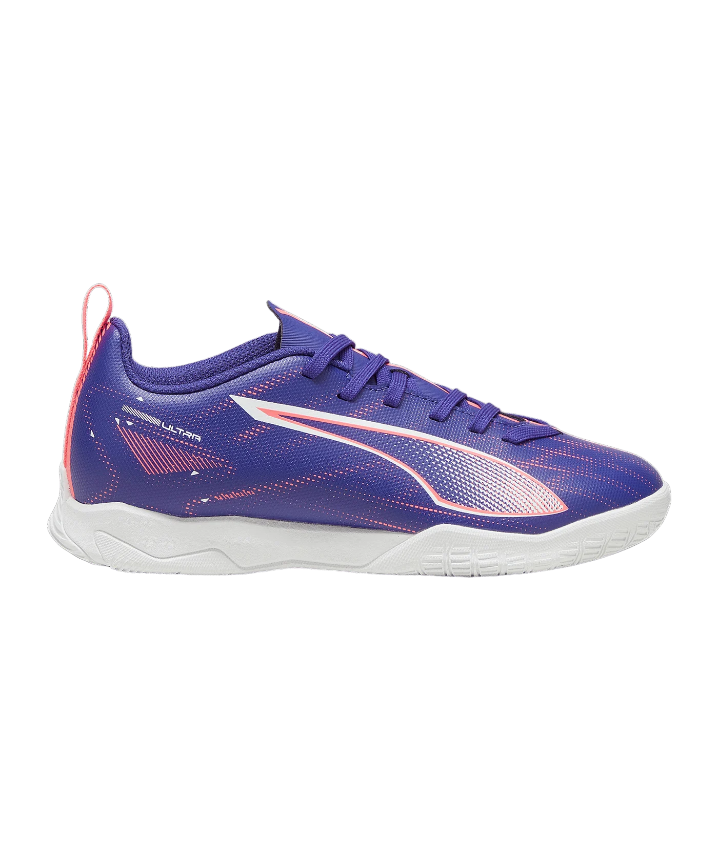 PUMA ULTRA 5 Play IN Formula Jr Kids Lila Weiss F01