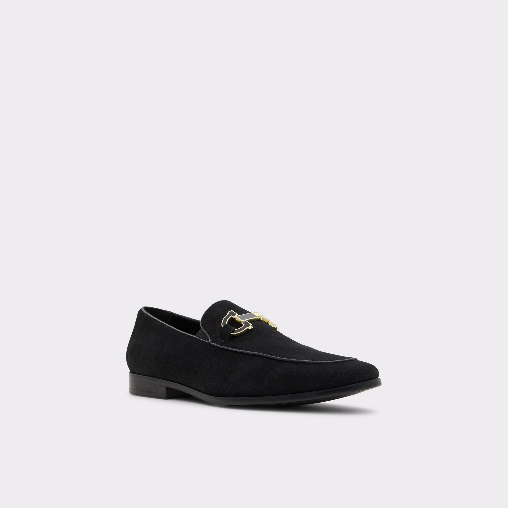 Bolton Black Leather Suede Men Dress Shoes