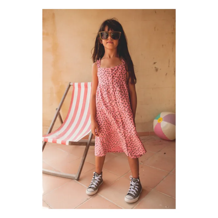 Marlot Paris Robe Luz Léopard | Rose