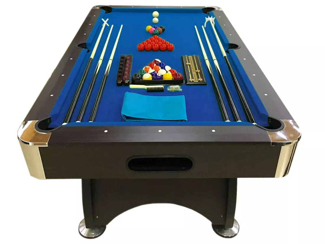 Table de billard 7 Pieds complet d’accessoires – Iron Blue