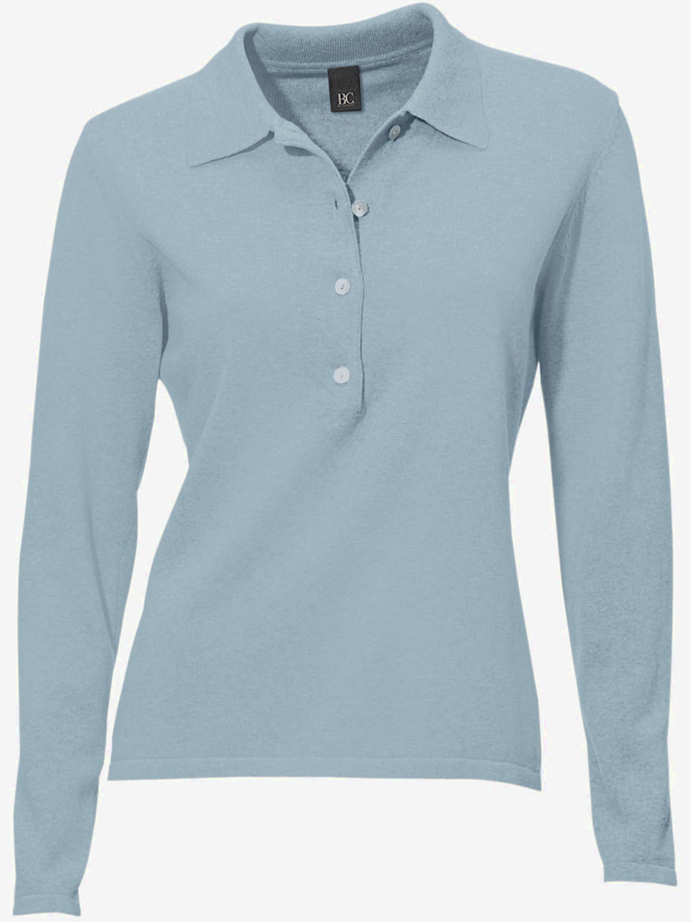 Pull polo style polo classique avec patte de boutonnage et boutons