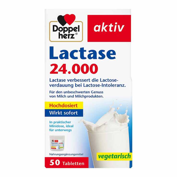 Doppelherz Lactase 24.000 Tabletten, 50 St