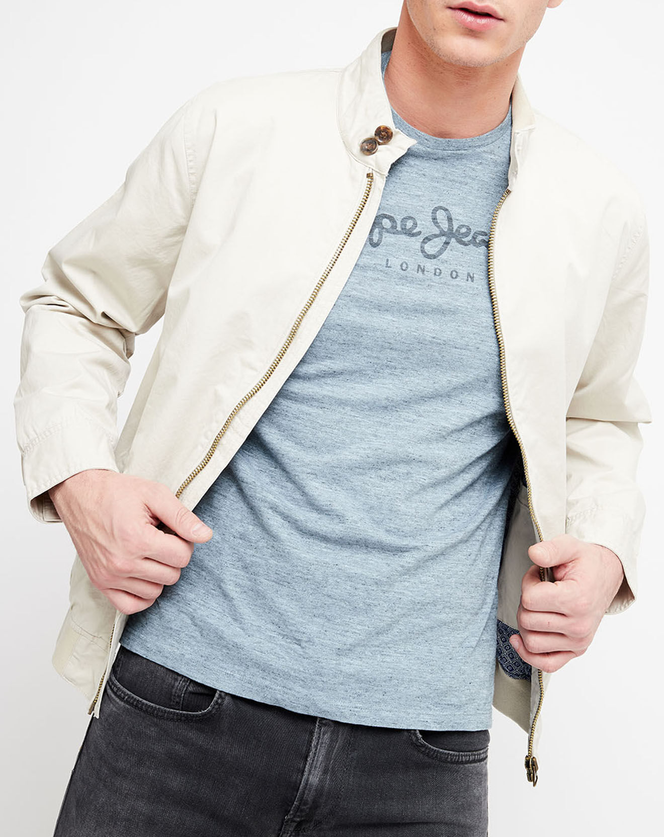 Pepe Jeans Blouson Abbey Harrington beige