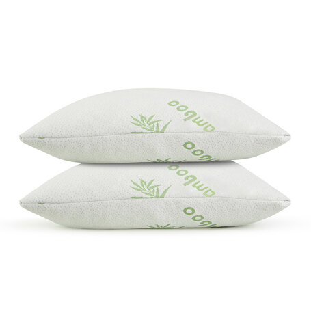 2-PACK Hoofdkussens - Bamboe