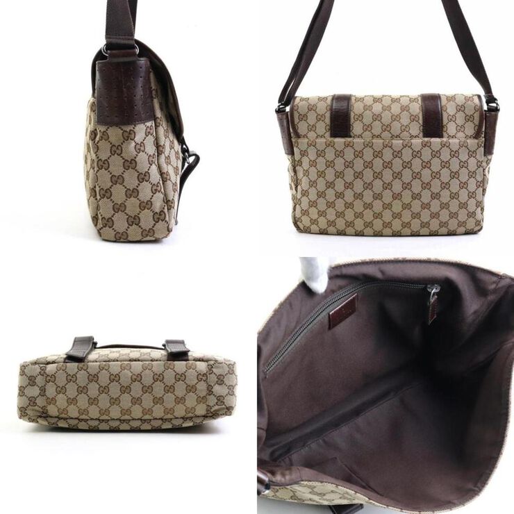 Gucci Vintage Gucci Crossbody Bag Brown