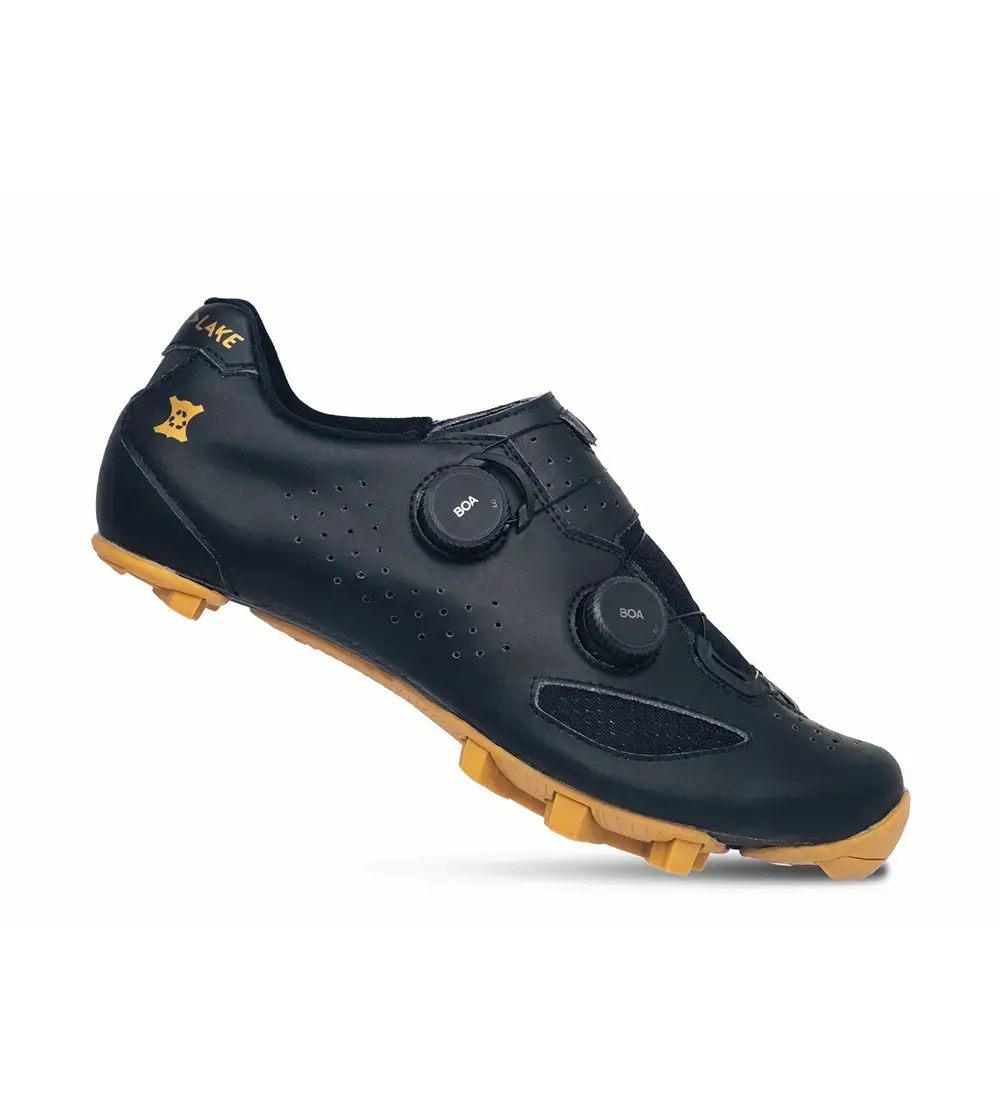 Lake MX239 Gravelschoenen Zwart/Goud Heren Heren