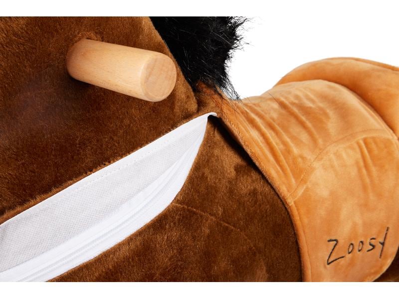 zoosy Reittier Pferd Gr. S Reitpferd mit Rollen an den Füssen