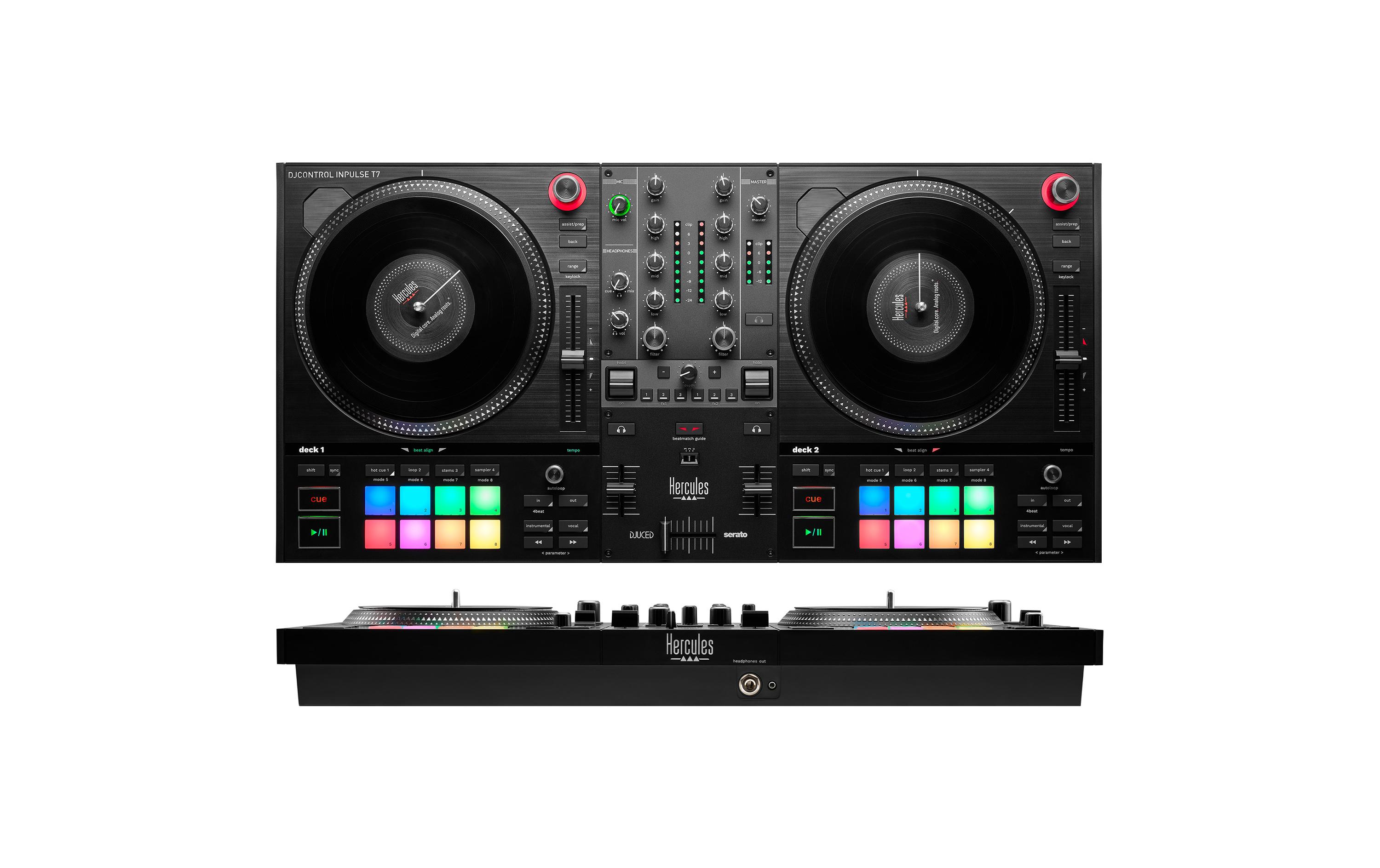 DJ-Controller DJControl Inpulse T7<br>Motorbetriebener DJ-Controller für ambitionierte DJs