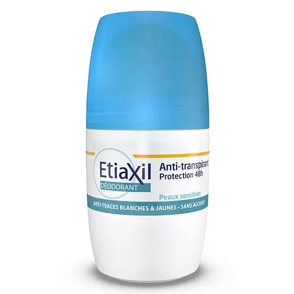 Desodorante Antitranspirante Etiaxil Roll-On com Proteção 48h, Pacote com 2 unidades de 50ml
