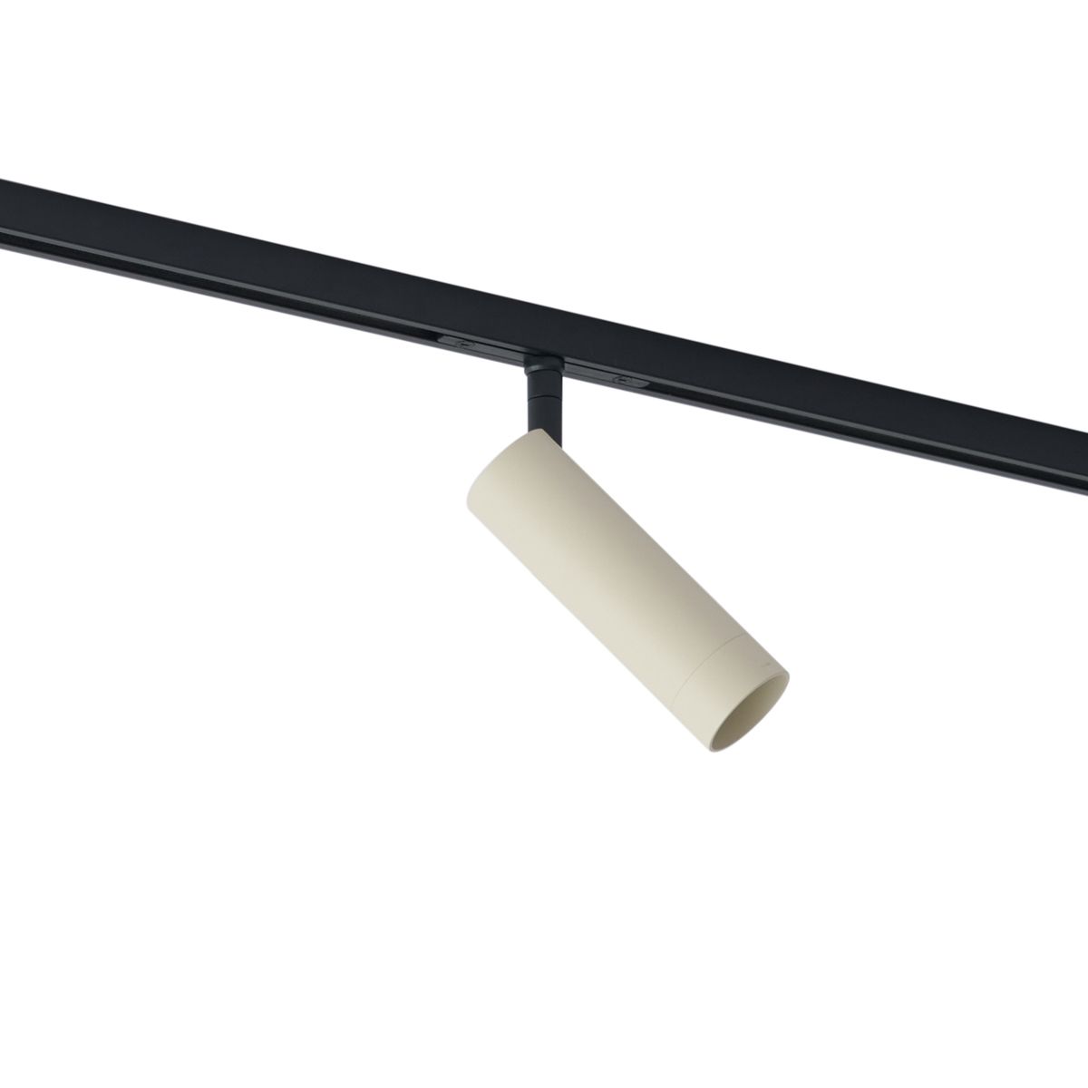 Moderne spot beige met zwart voor railsysteem 1-fase GU10 35mm - Slimline Uzzy