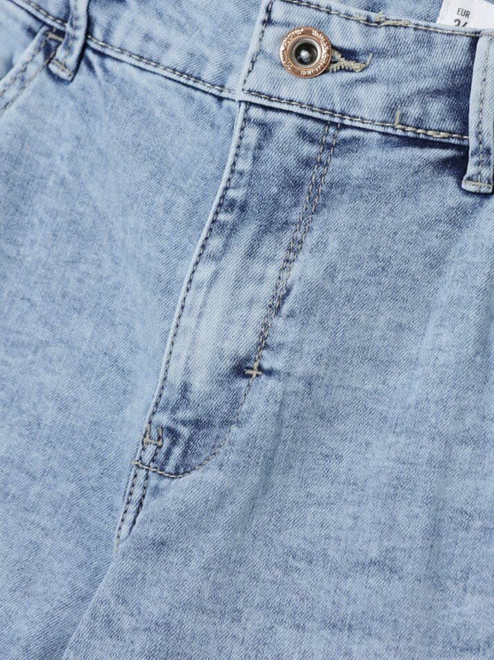 Calça jeans push-up - Azul claro