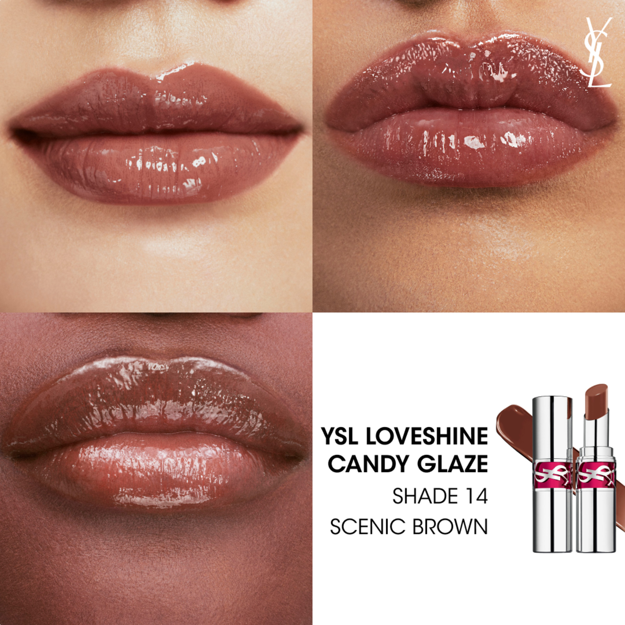 YVES SAINT LAURENT Rouge Volupte Candy Glaze Lipgloss 14 3.2 g