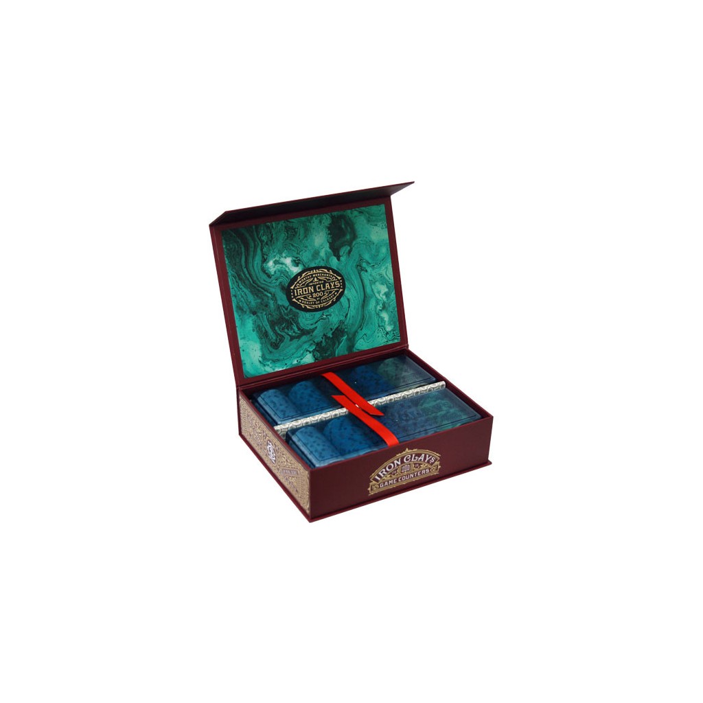 Iron Clays 200 Printed Box with Chips