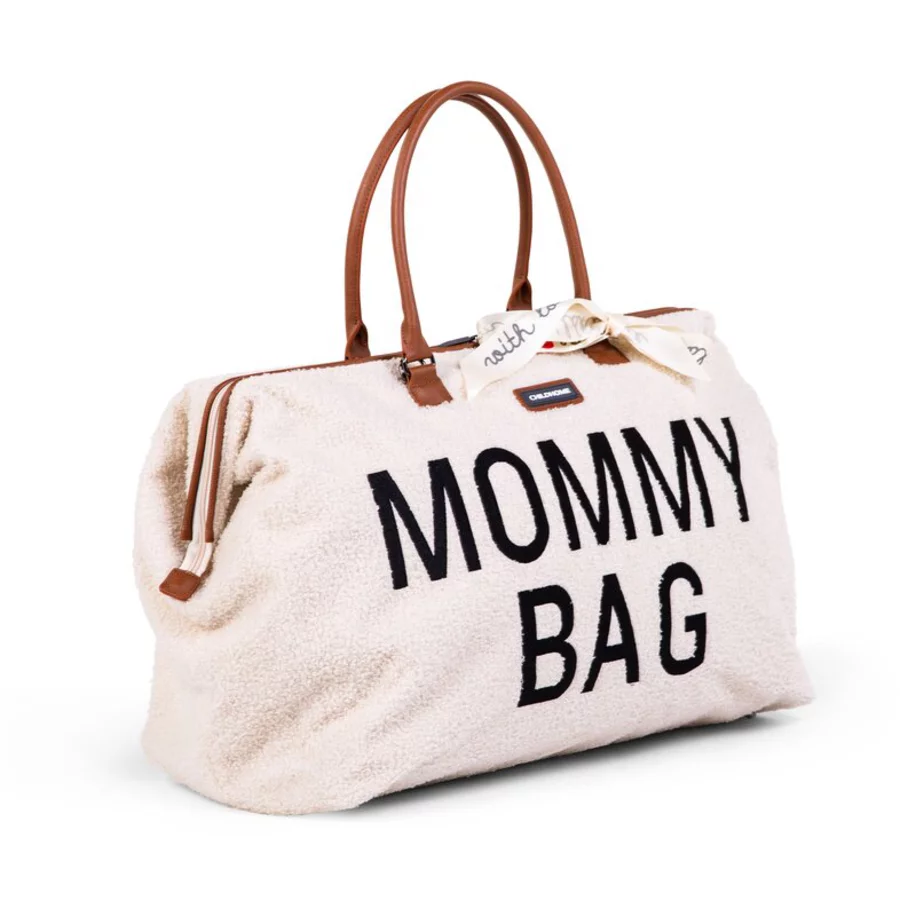 CHILDHOME Mommy Bag Teddy altweiß