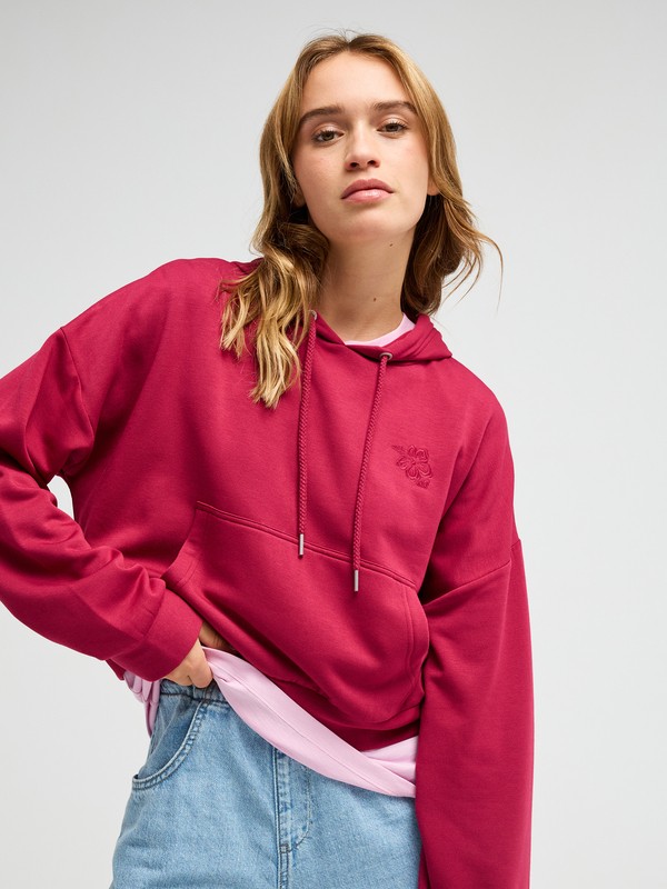 Surfing By Daylight Sweat capuche Soft Lounge Rouge Femme