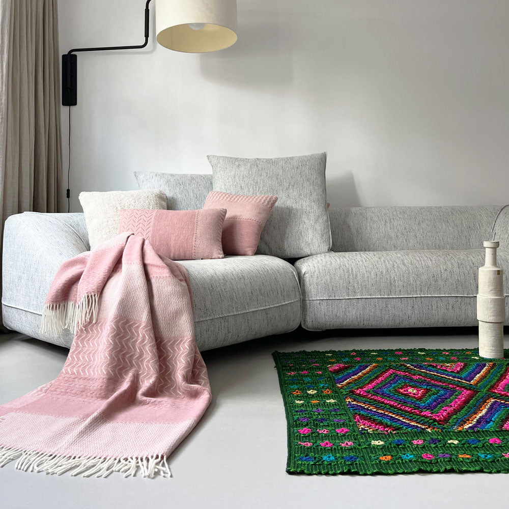 Malagoon Uptown Wool Plaid - Pink