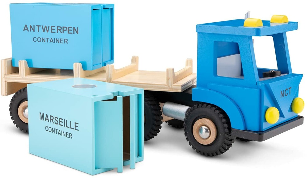 Camion avec 2 containers