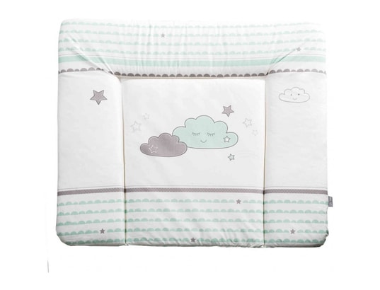 ROBA - Matelas à langer imperméable happy cloud bleu ciel 75 x 85
