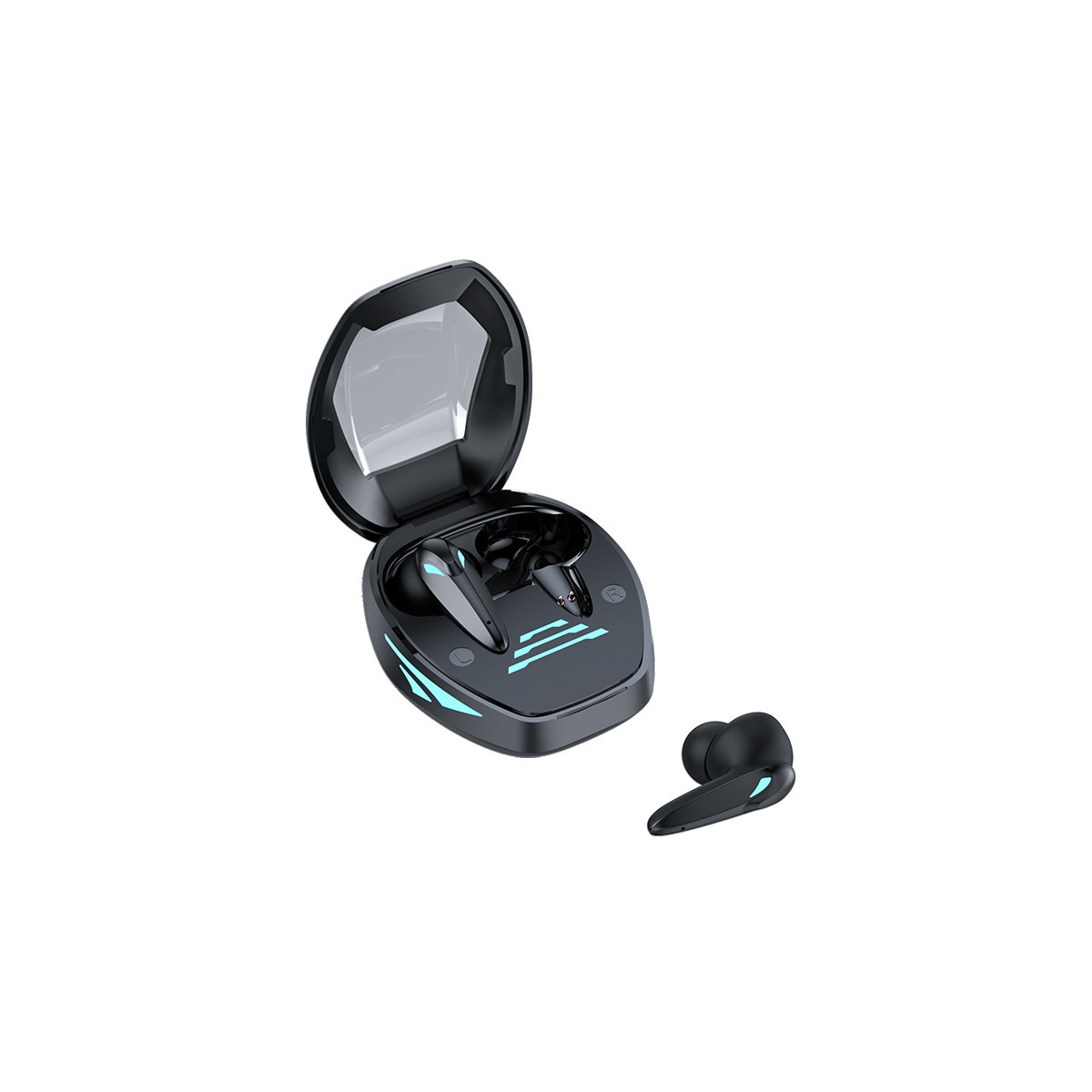 Trådløse hodetelefoner Bluetooth 5.3 Sort