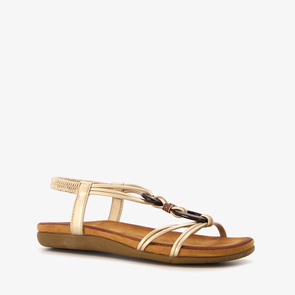 Blue Box dames sandalen goud