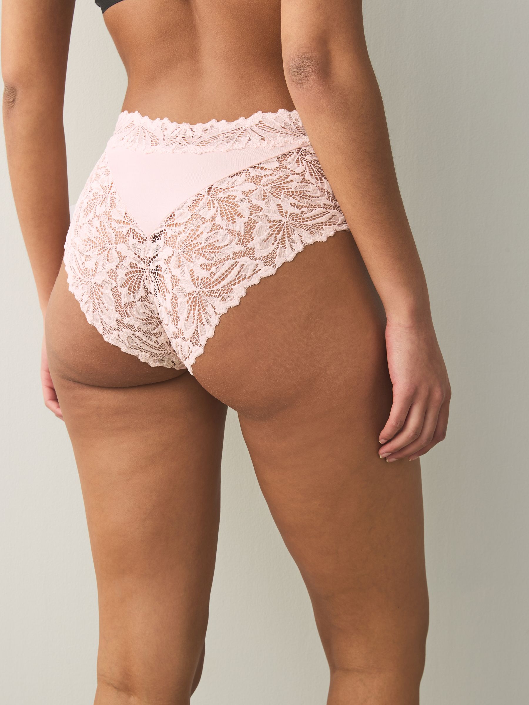 Lichtroze - Ultimate Comfort kanten slip verpakking van 2
