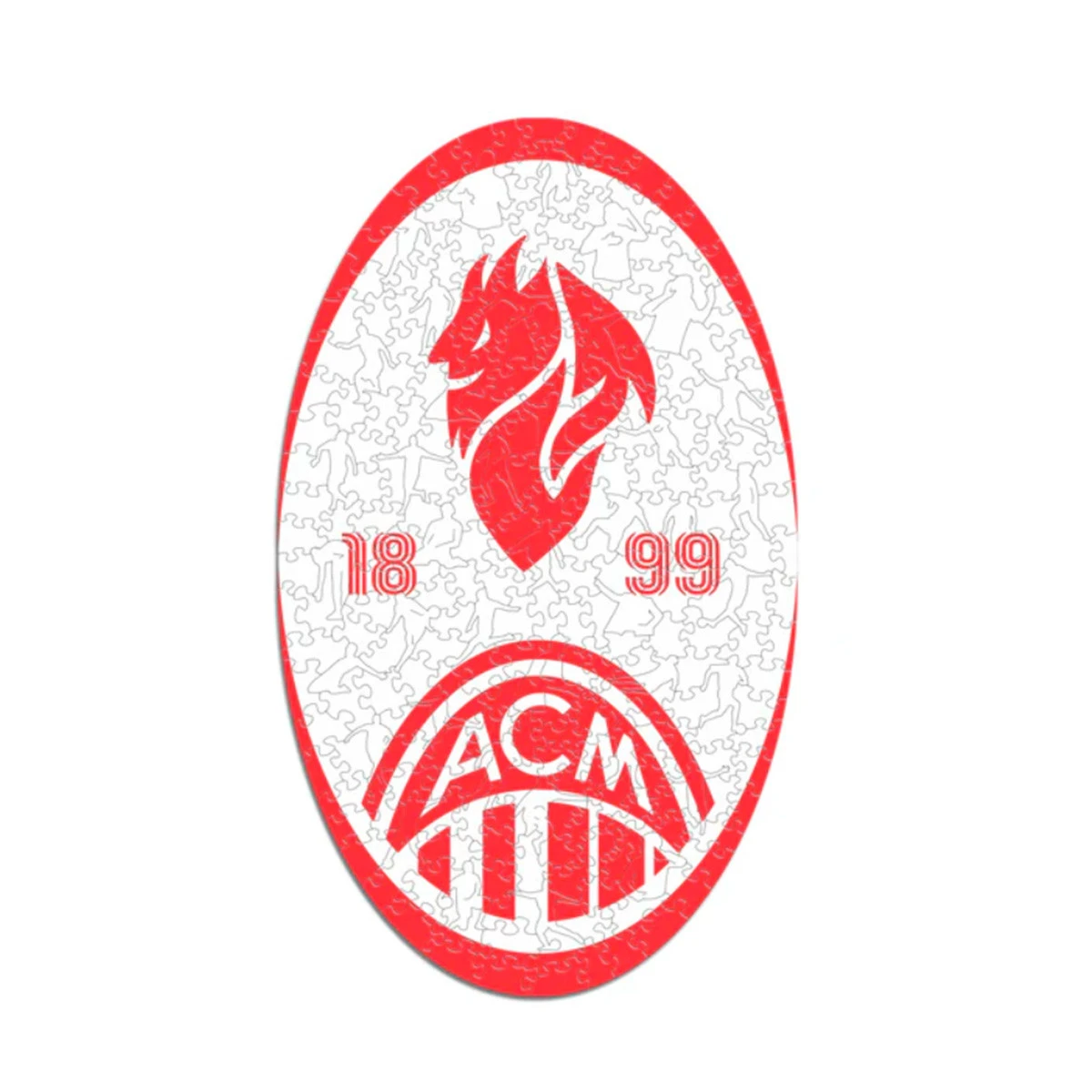 AC Milan Retro Puzzle Madeira (150 Peças)