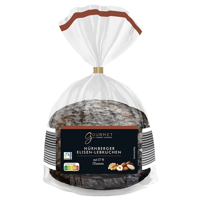 GOURMET FINEST CUISINE Premium Elisen Lebkuchen 275 g, Nuss