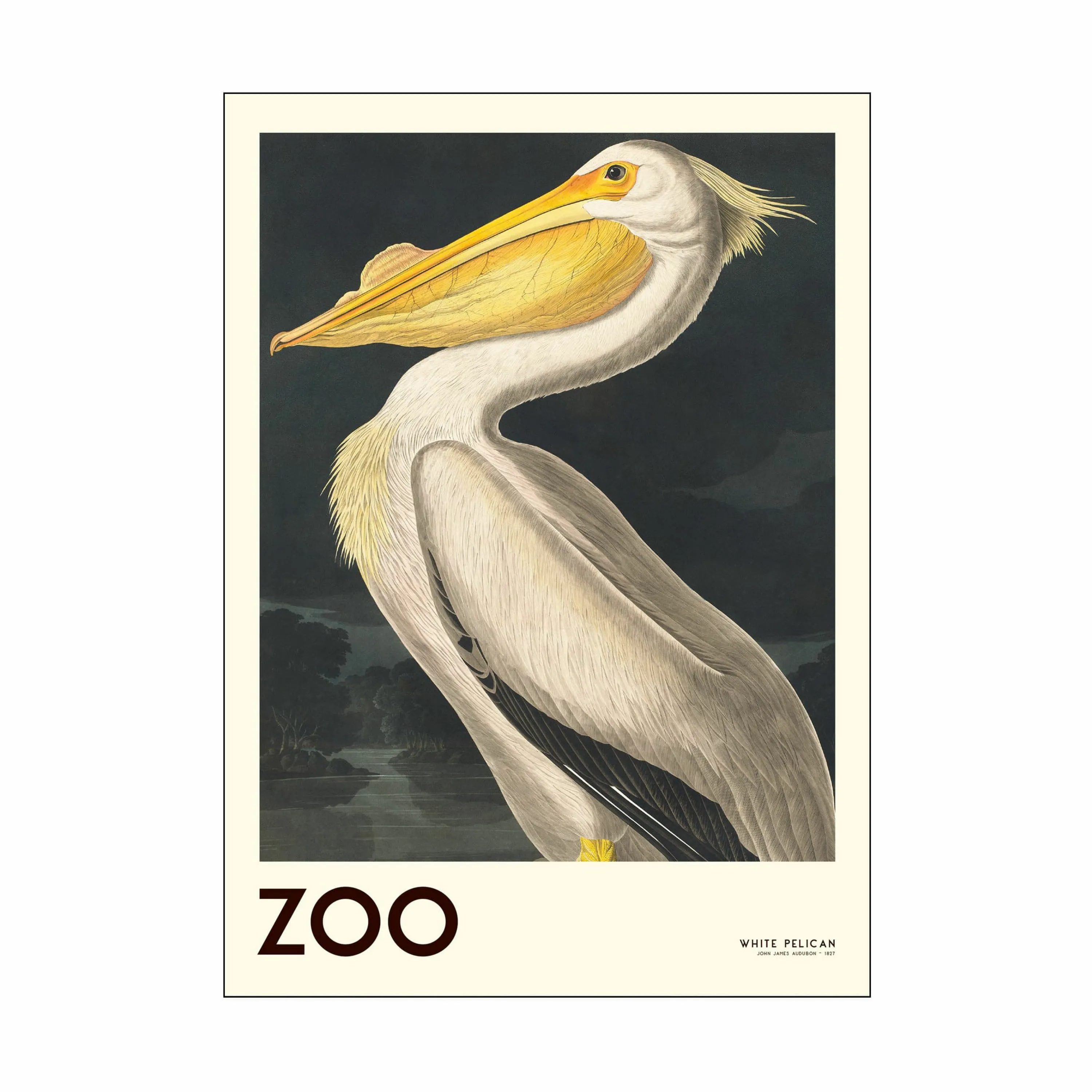 Poster&Frame Plakat - White Pelikan EDT 002