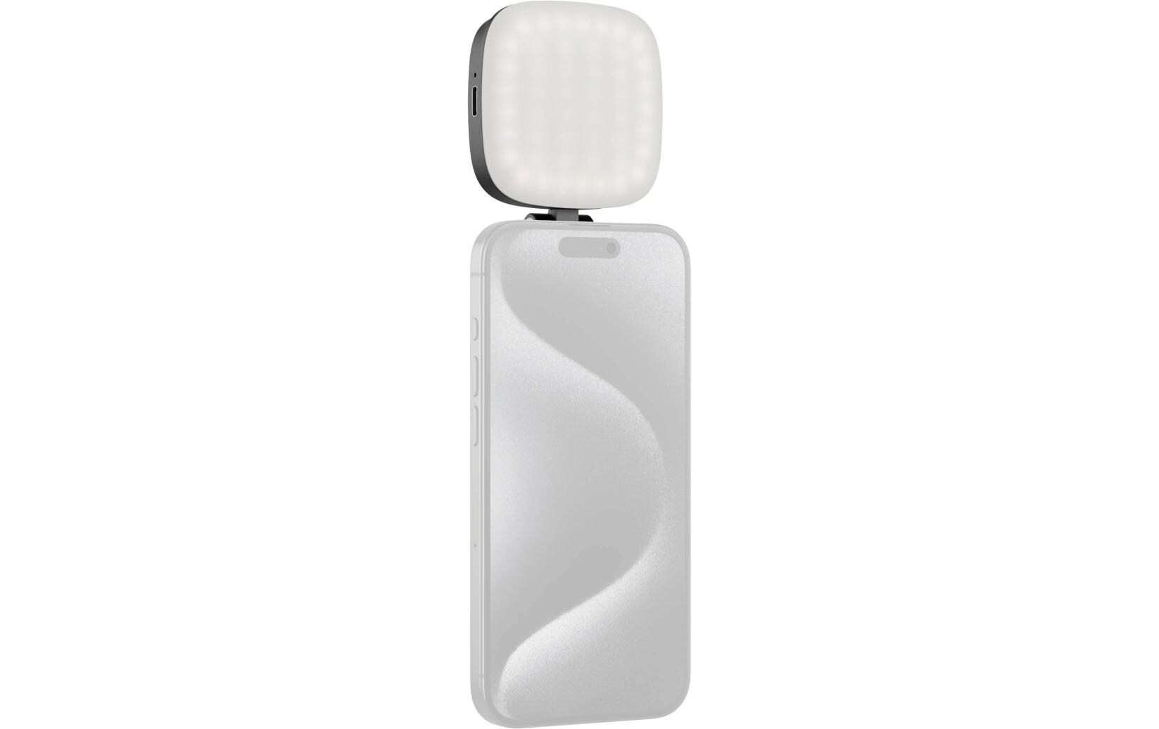 Videoleuchte Vibe P48 SchwarzAbnehmbare LED-Videoleuchte