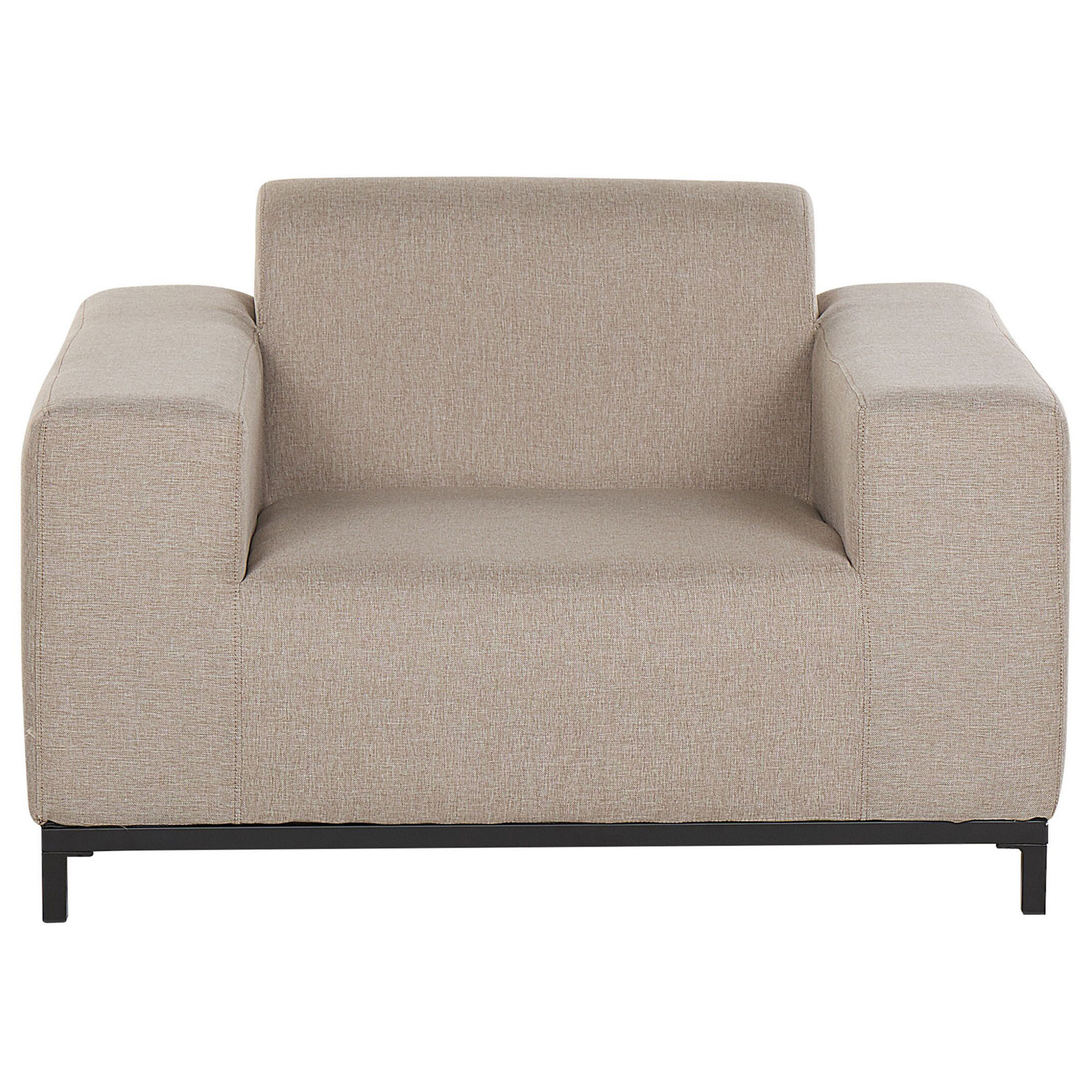 Beliani - ROVIGO - Loungeset voor 5 - Zandbeige - Polyester