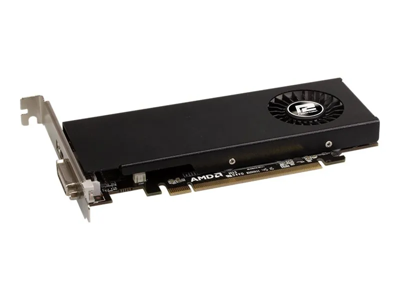 PowerColor Red Dragon Radeon RX 550 - Grafikkort - Radeon RX 550 - 4 GB GDDR5 - PCIe 3.0 lavprofil - DVI, HDMI