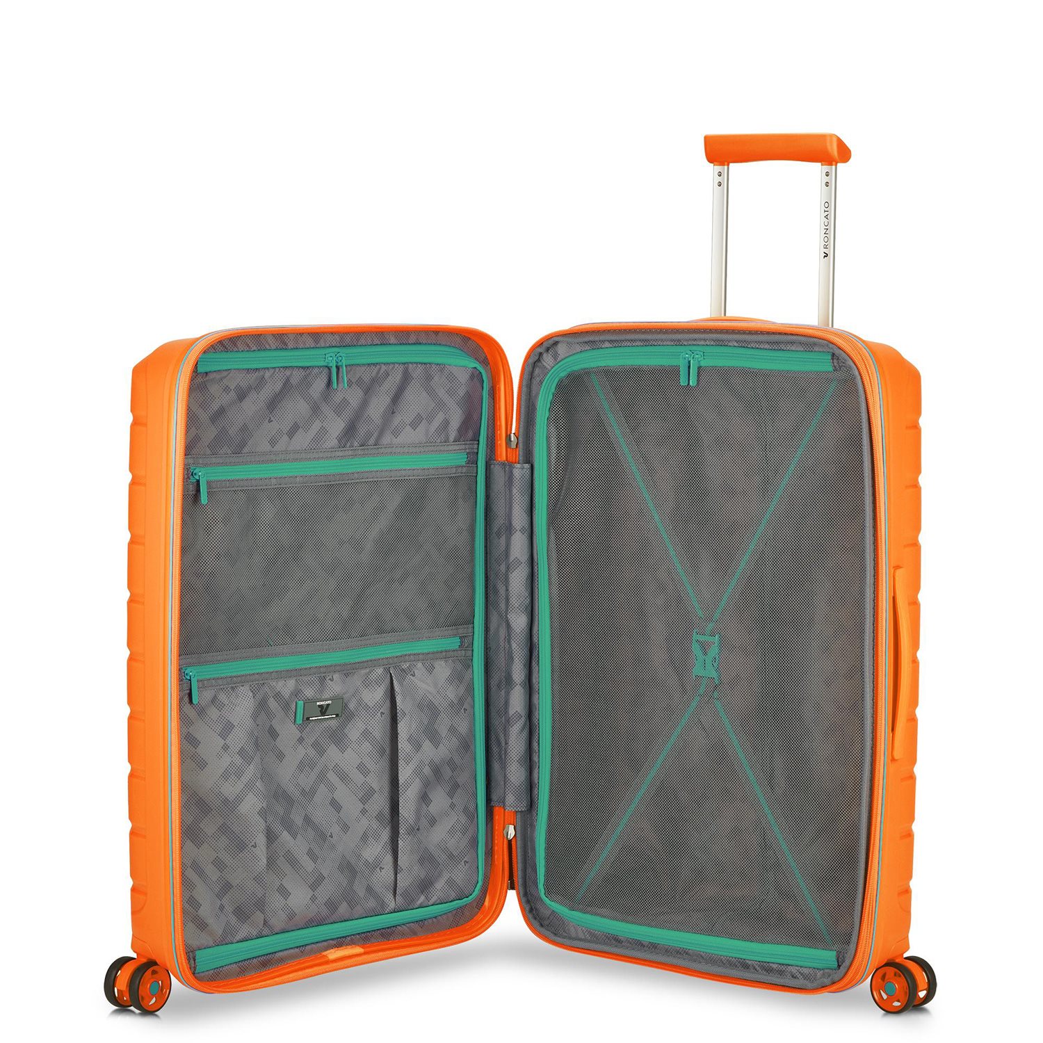 Roncato B-Flying Expandable Trolley 68 spot apricot orange