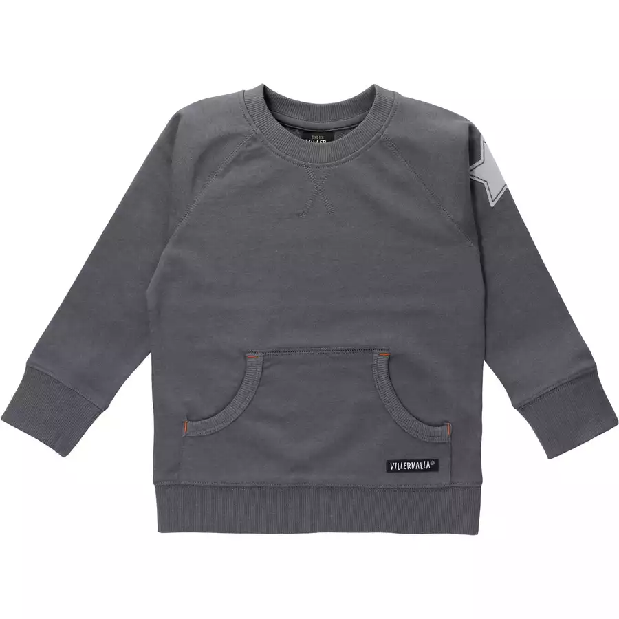 Villervalla Pullover Stars Grau