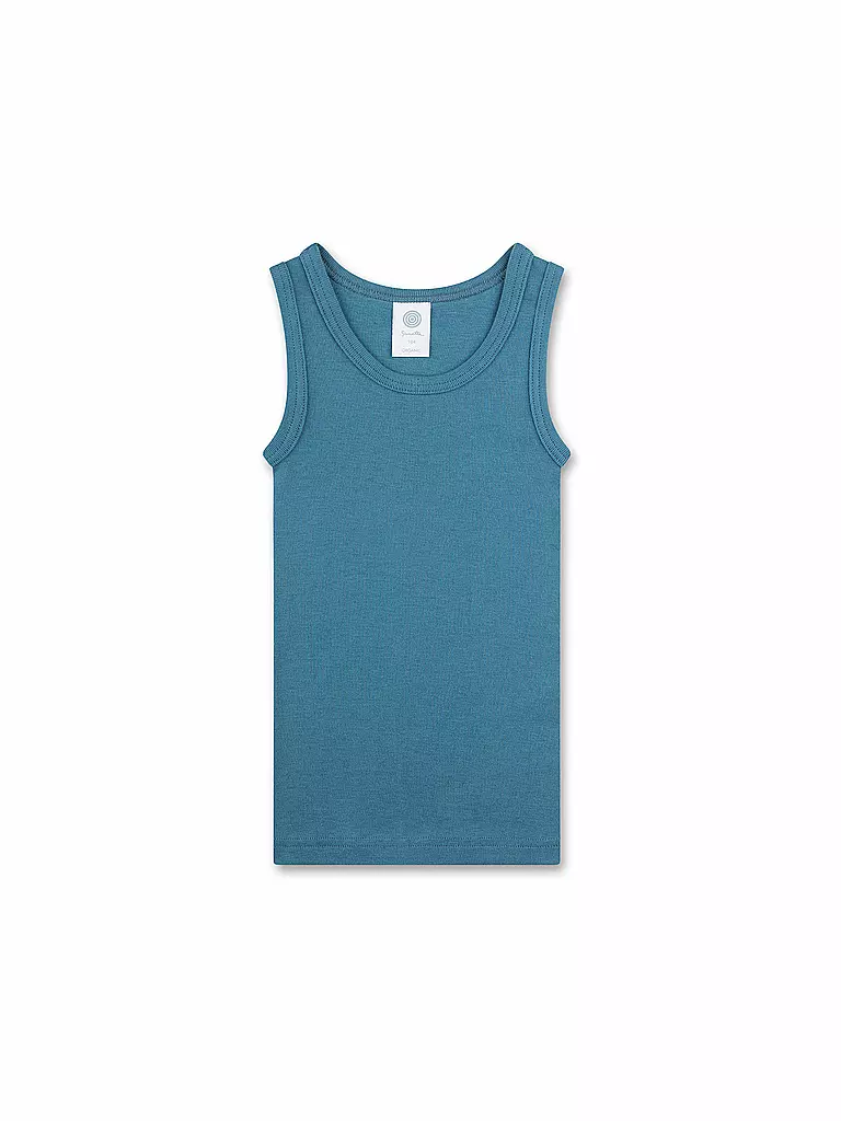 SANETTA Jungen Top - Unterhemd 2er Pkg. blue blau