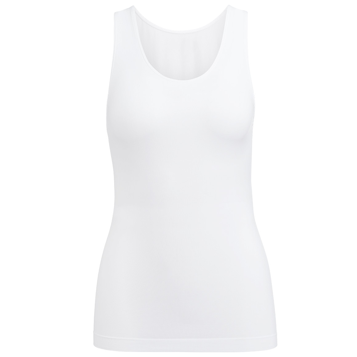 Gina Benotti Damen Seamless-Unterhemd aus Mikrofaser weiss