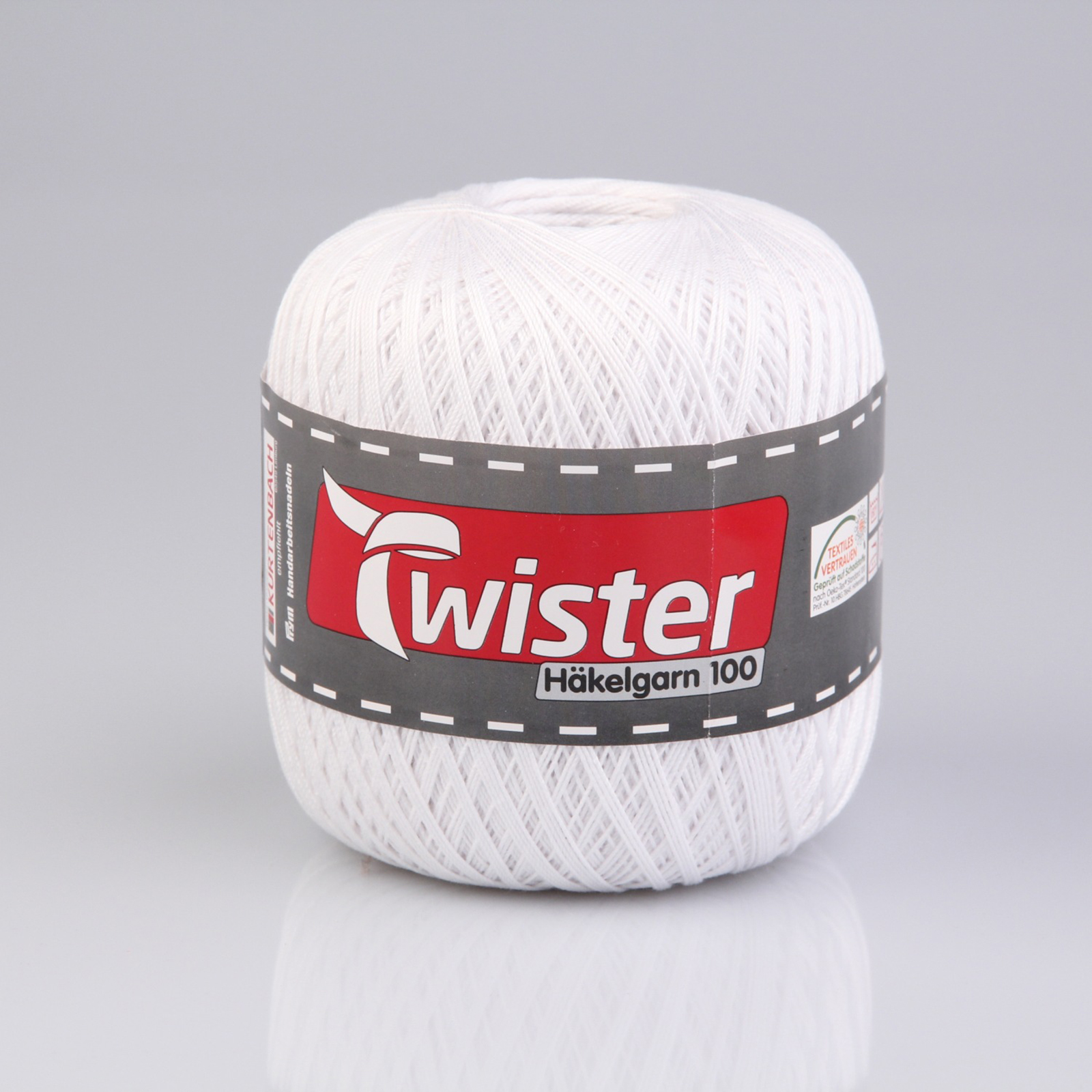 Häkelgarn TWISTER - weiß - 100g