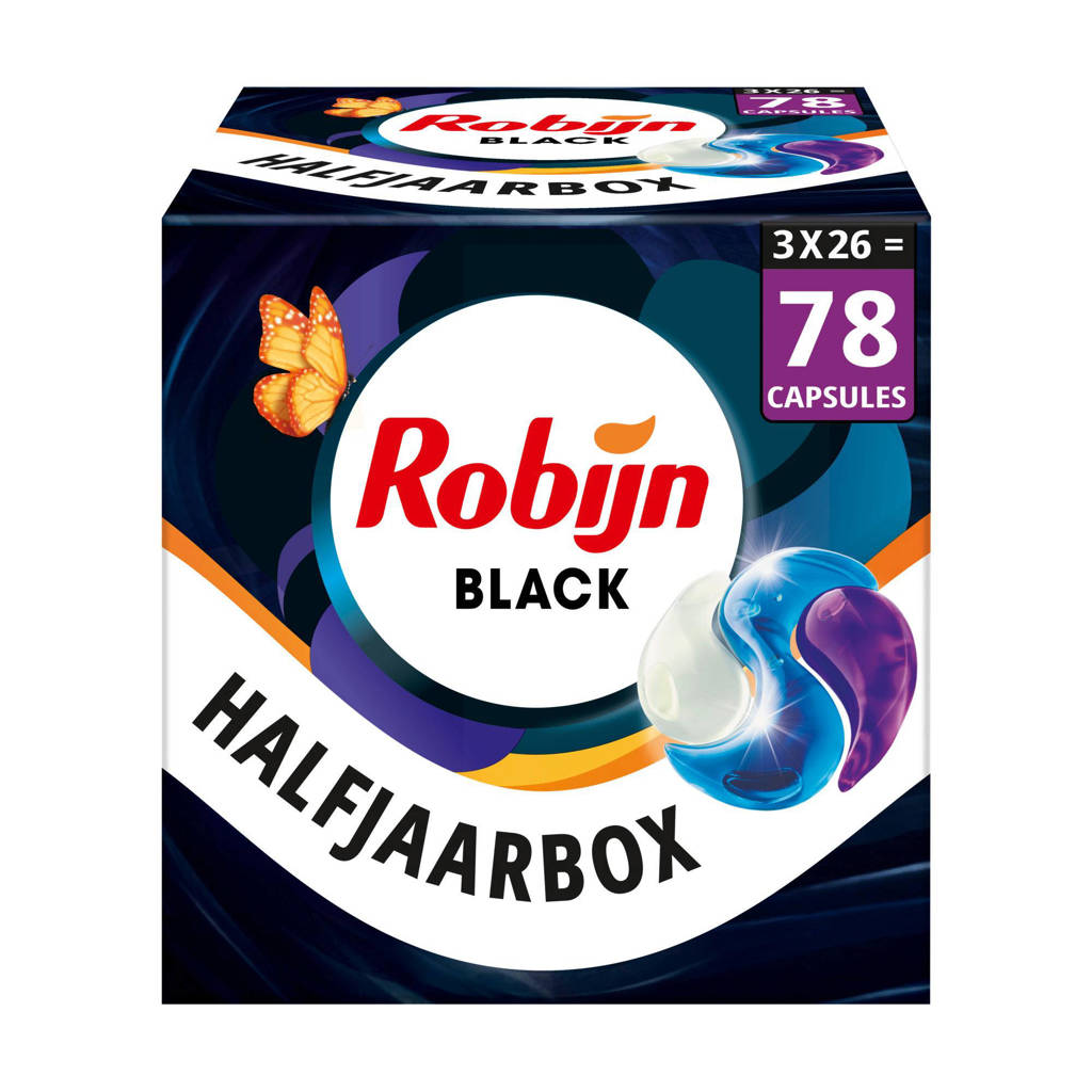 3-in-1 wascapsules Black Velvet - 3 x 26 wasbeurten - 78 wasbeurten