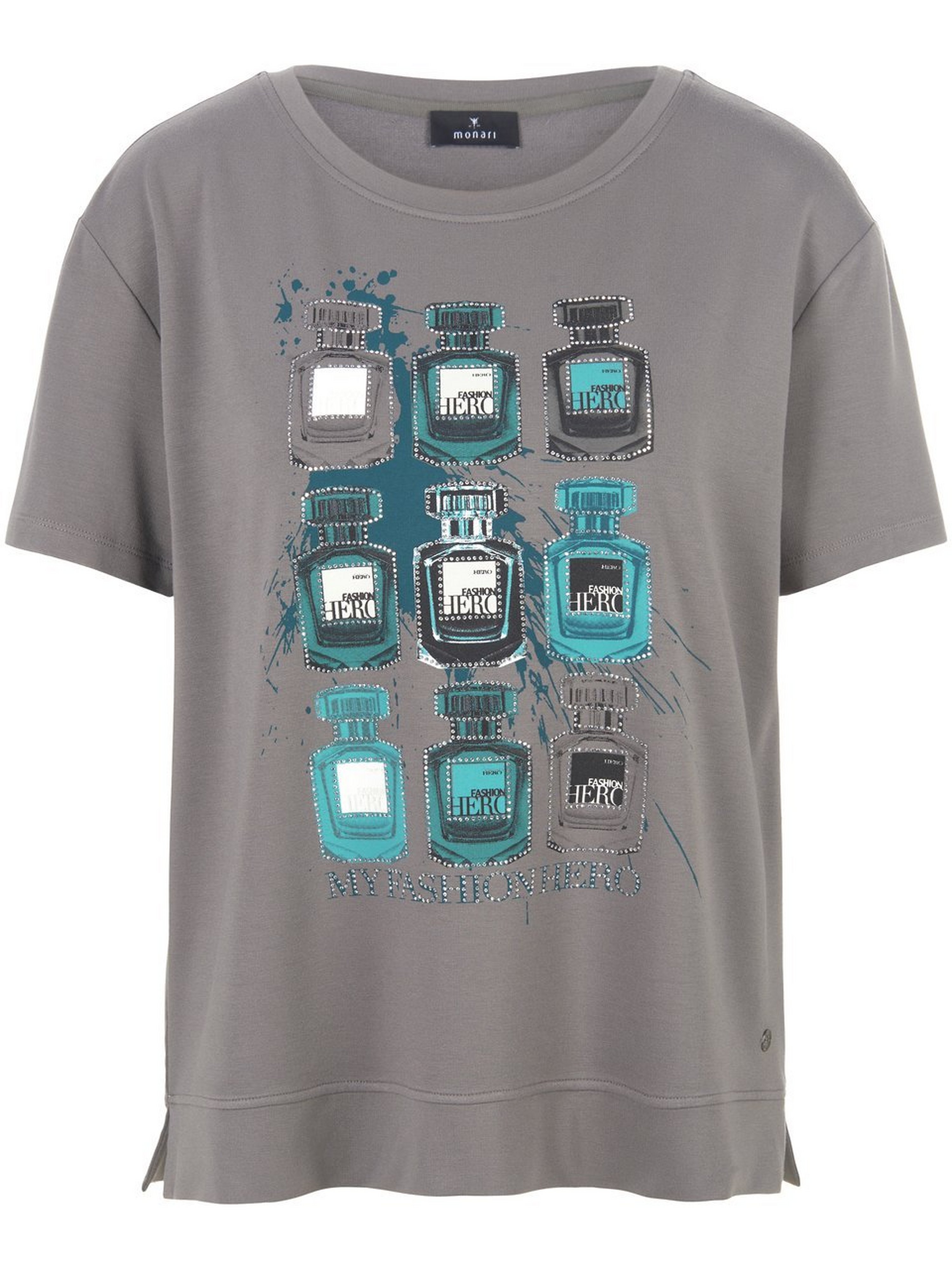 Rundhals-Shirt mit 1/2-Arm