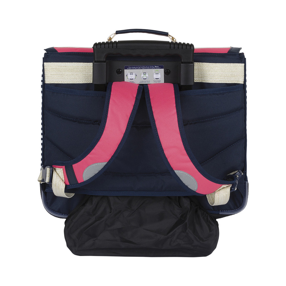 Cartable trolley Enora rose