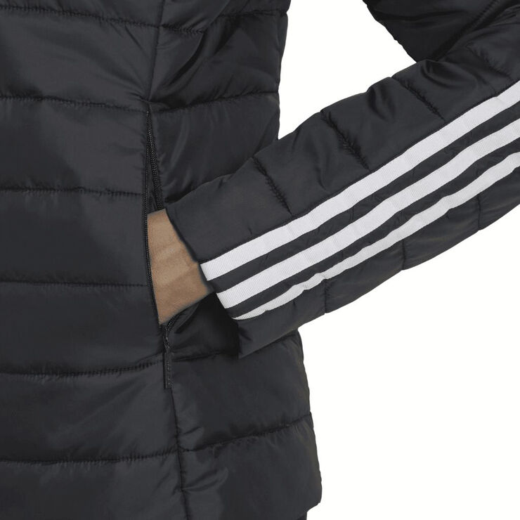 adidas hooded slim jacket Sort