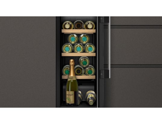 NEFF - Cave à vin encastrable de service KU9202HF0, N 70, Clayettes Bambou