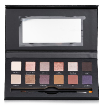 YBF Beauty Rock The Croc Eyeshadow Palette (12x Eyeshadow, 1x Double Ended Eyeshadow Brush)  12x0.8g/0.03oz