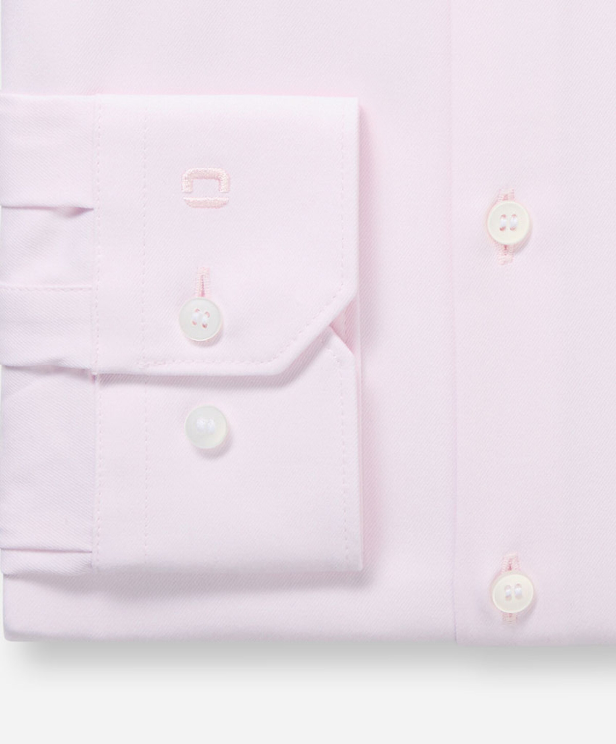 Olymp no6 Heren overhemd lange mouw roze