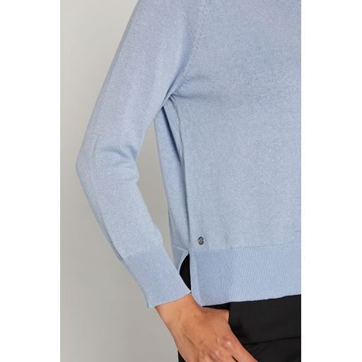 PBO Bekka Striktrøje, Light Blue, XXL