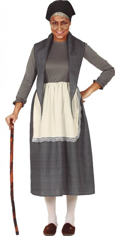 GUIRCA - Oma Vrouwenkostuum - Speelgoed - Multicolor - Polyester
