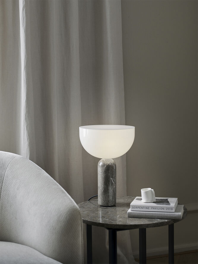 New Works Kizu Table Lamp Small Gris du marais