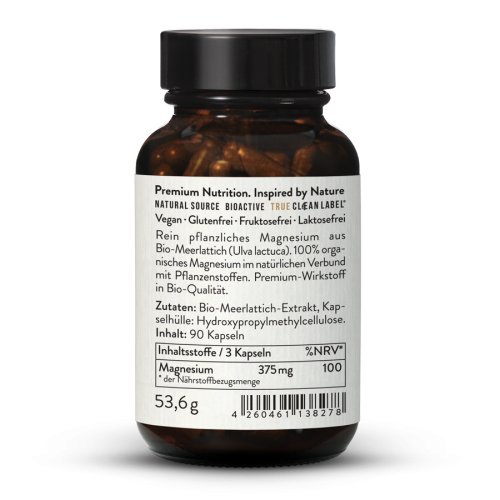 Sunday Natural Products  Bio Magnesium 125Kapseln