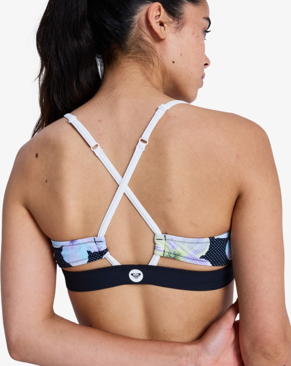 Roxy Active Athletic Bra Haut de bikini bralette Noir Femme
