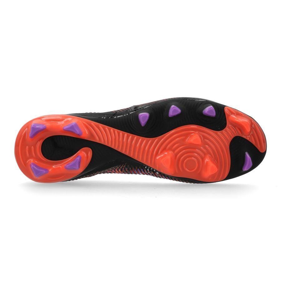 PUMA Future 8 Match Low FG/AG Unlimited - Noir/Blanc/Glowing Red