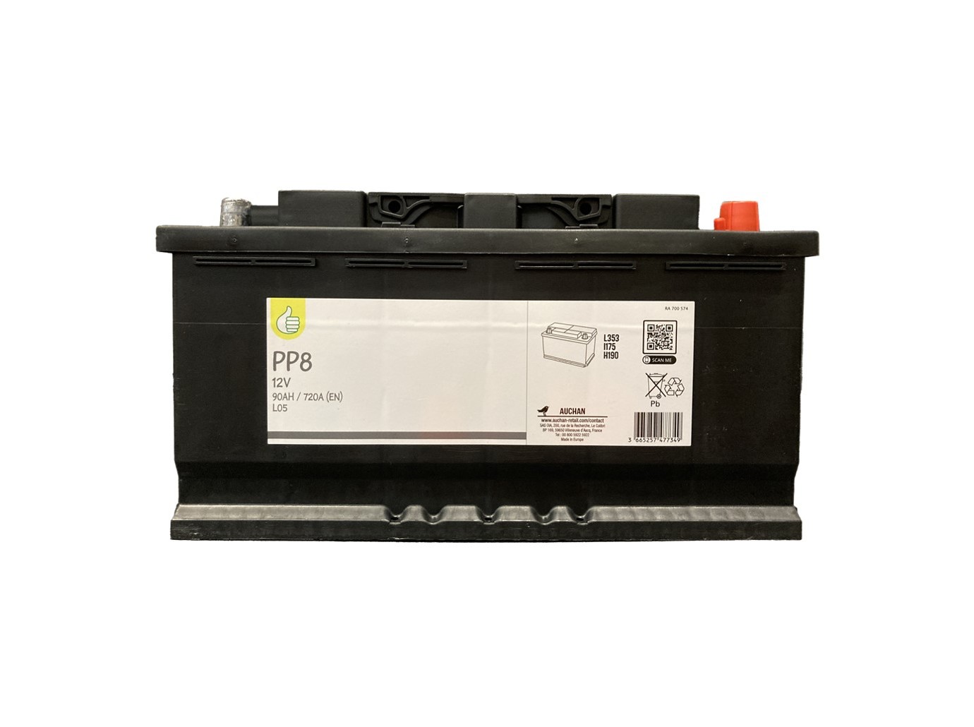 BATERIAS AUTO POLEGAR PP8 90AH/720A
